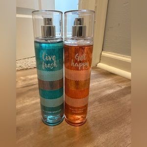 Bath and Body works fragrance mists